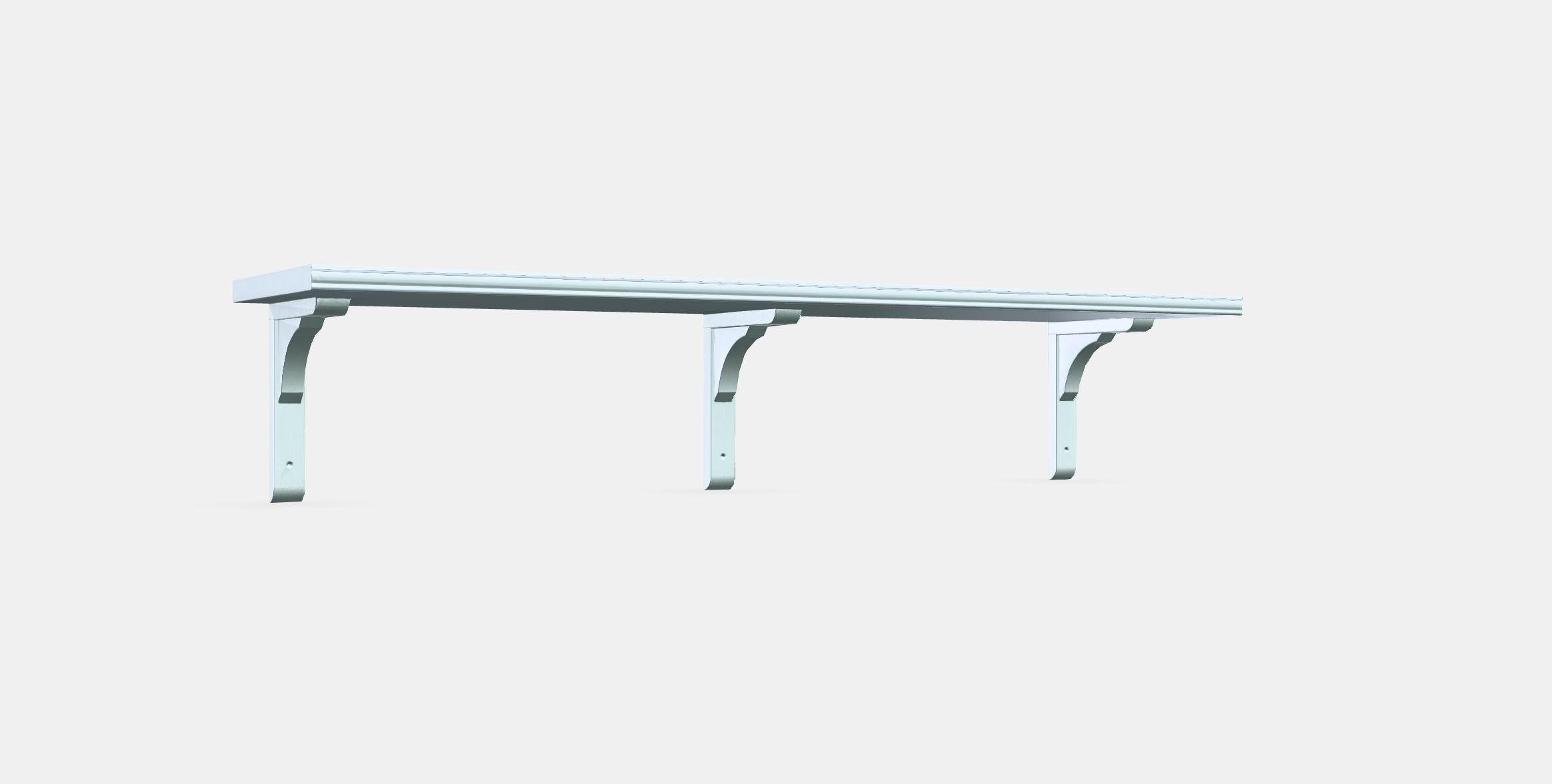 BERGSHULT - RAMSHULT Wall shelf 1 Low-poly 3D model_9