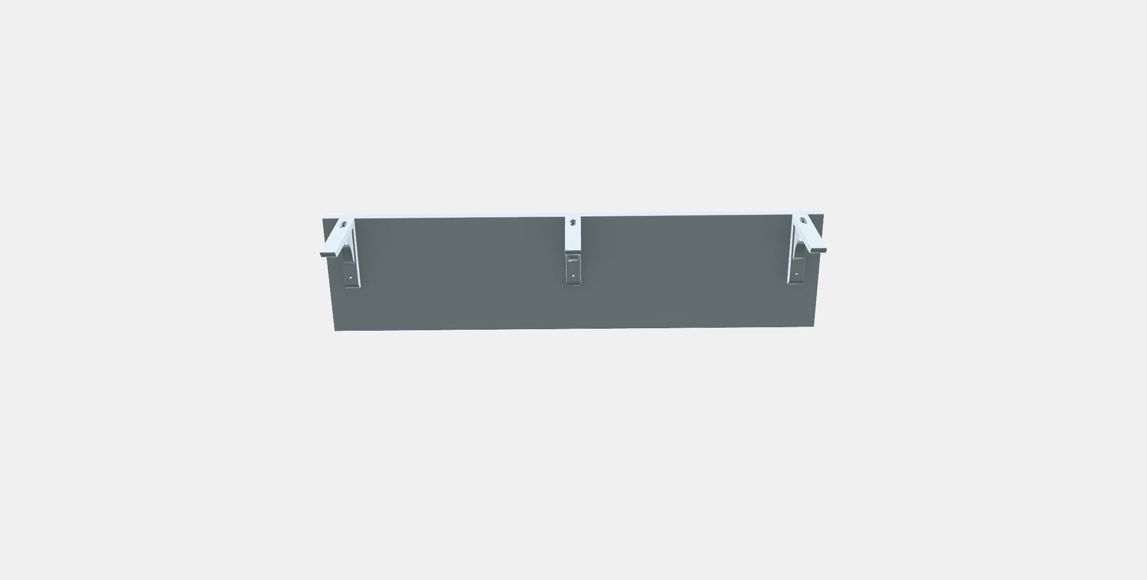 BERGSHULT - RAMSHULT Wall shelf 1 Low-poly 3D model_7