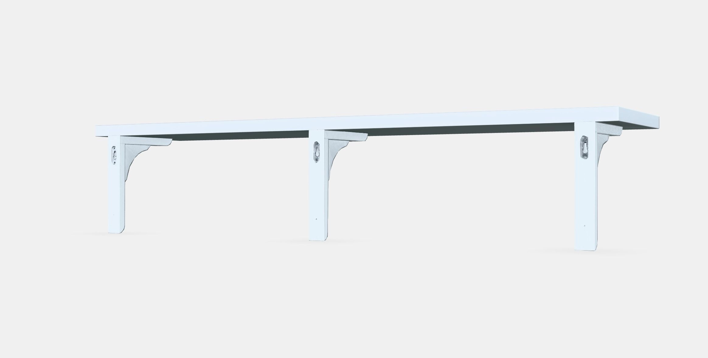 BERGSHULT - RAMSHULT Wall shelf 1 Low-poly 3D model_6