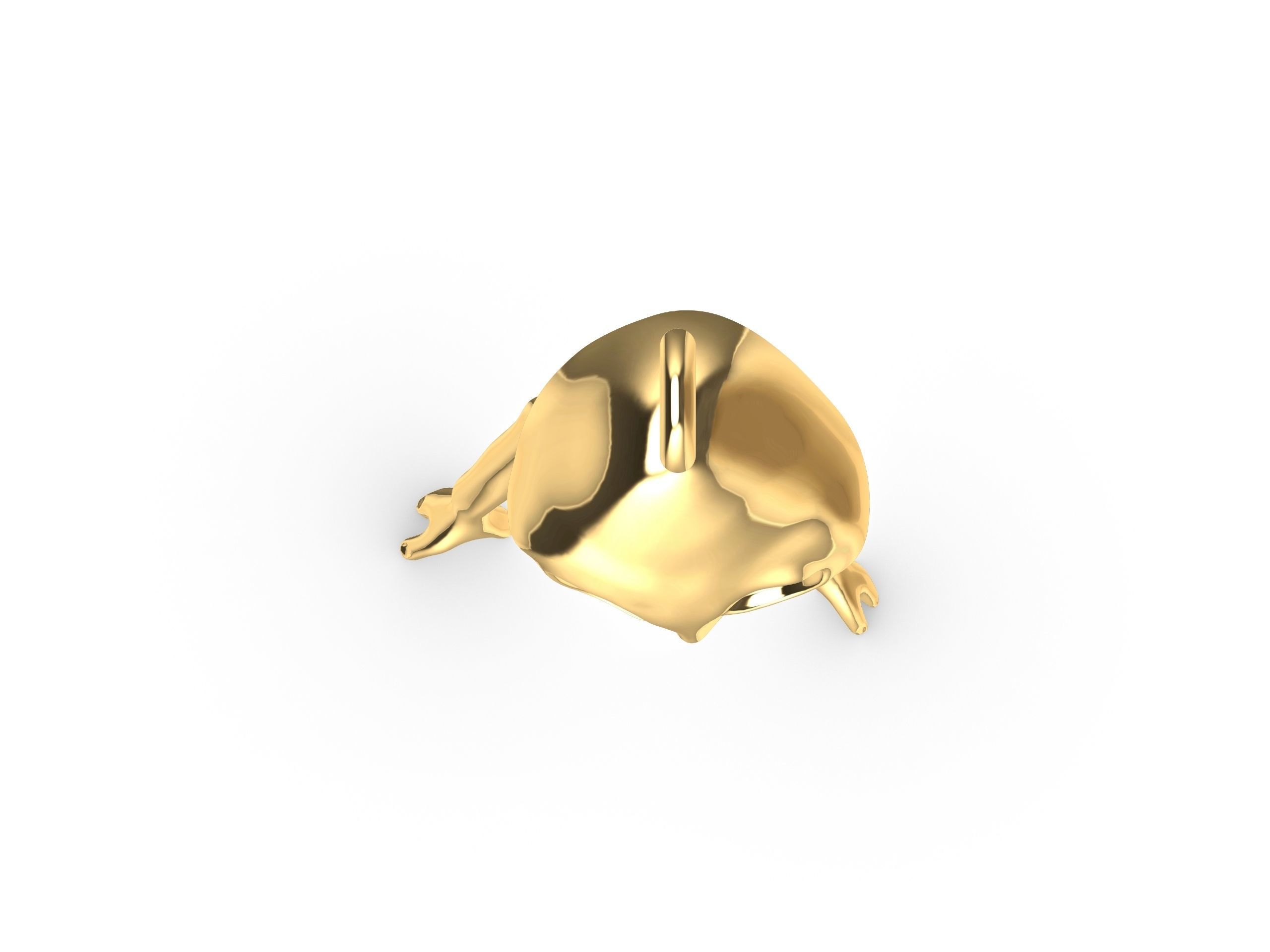 Alien Pendant 3D print model_2