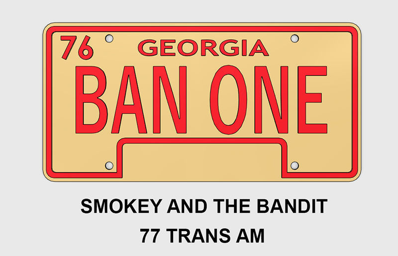 Famous License Plates 3D print model_14