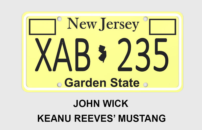 Famous License Plates 3D print model_11