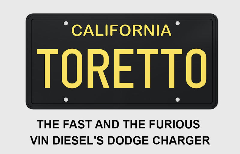 Famous License Plates 3D print model_16