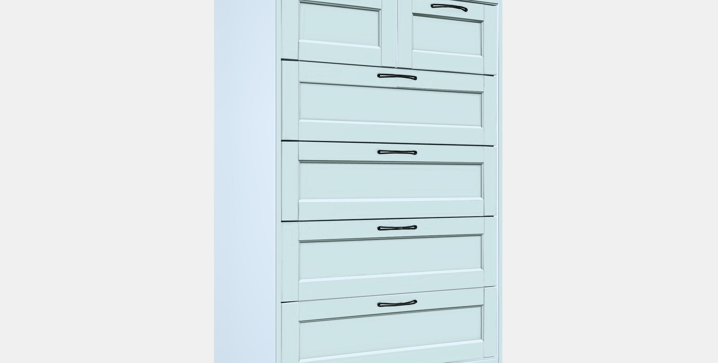 SONGESAND chest of drawers with 6 drawers 1 Low-poly 3D model_9