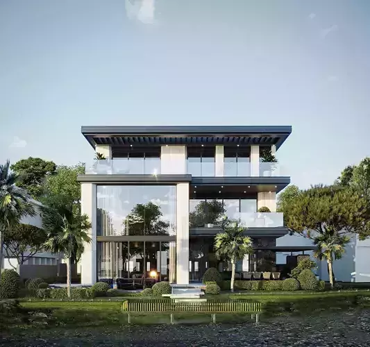 Chinese minimalist villa