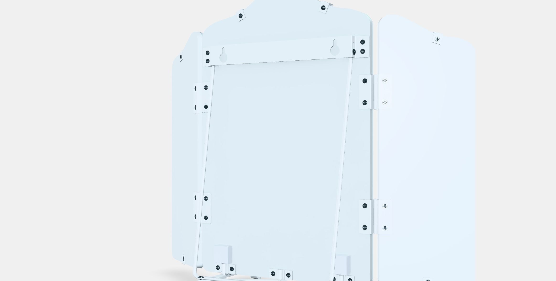 ROSSARED triple mirror Low-poly 3D model_6