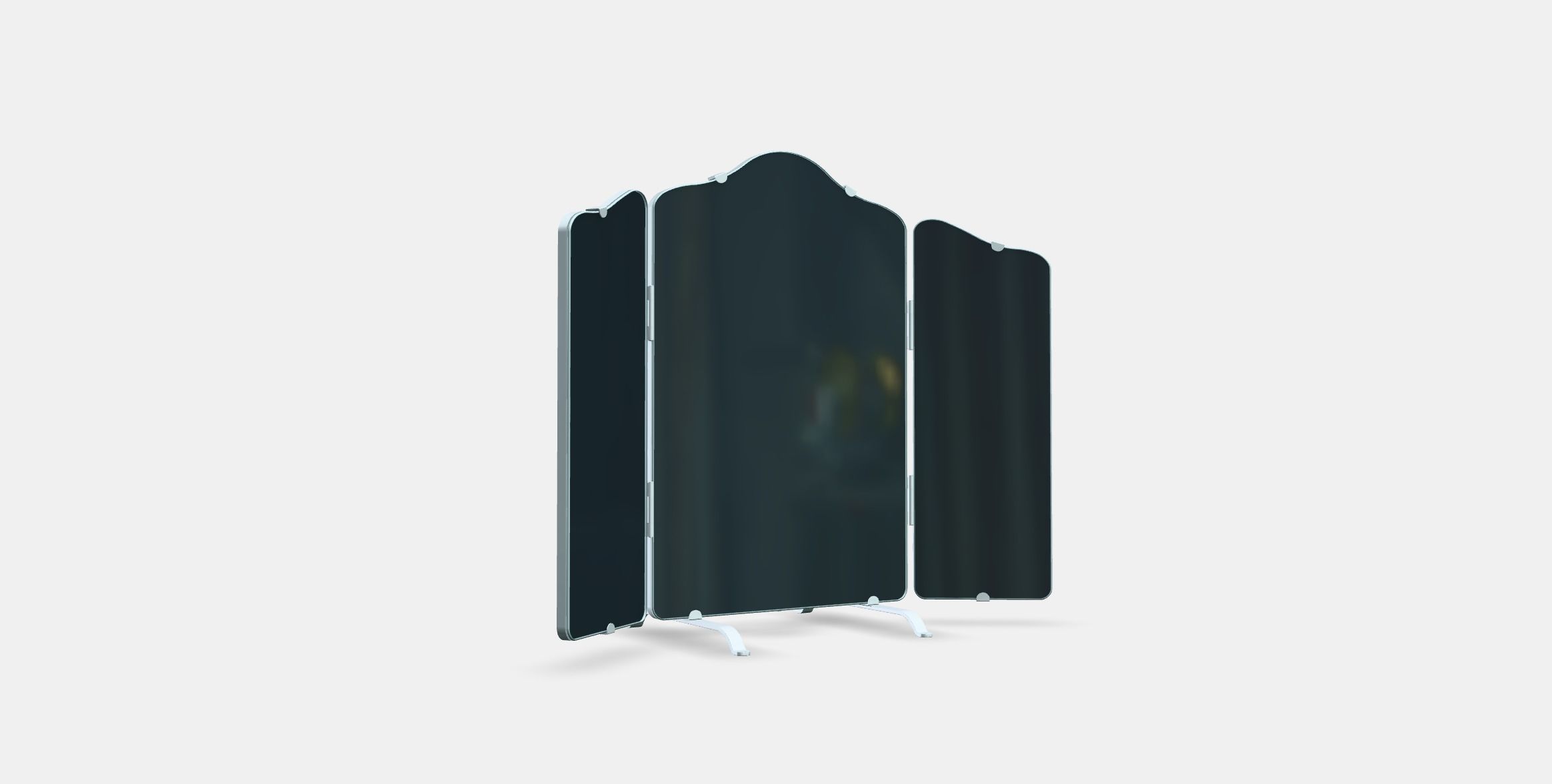 ROSSARED triple mirror Low-poly 3D model_3