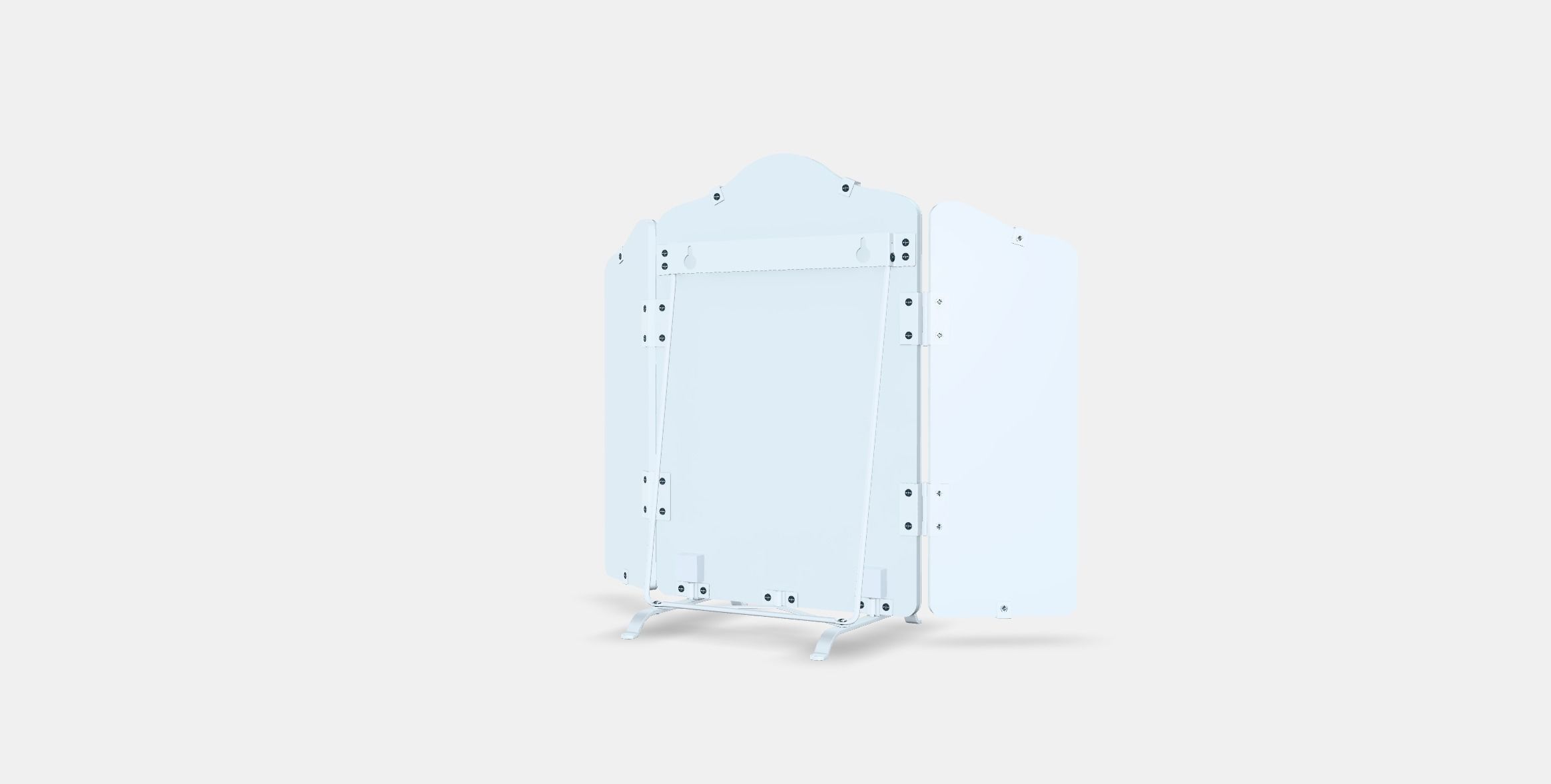 ROSSARED triple mirror Low-poly 3D model_5