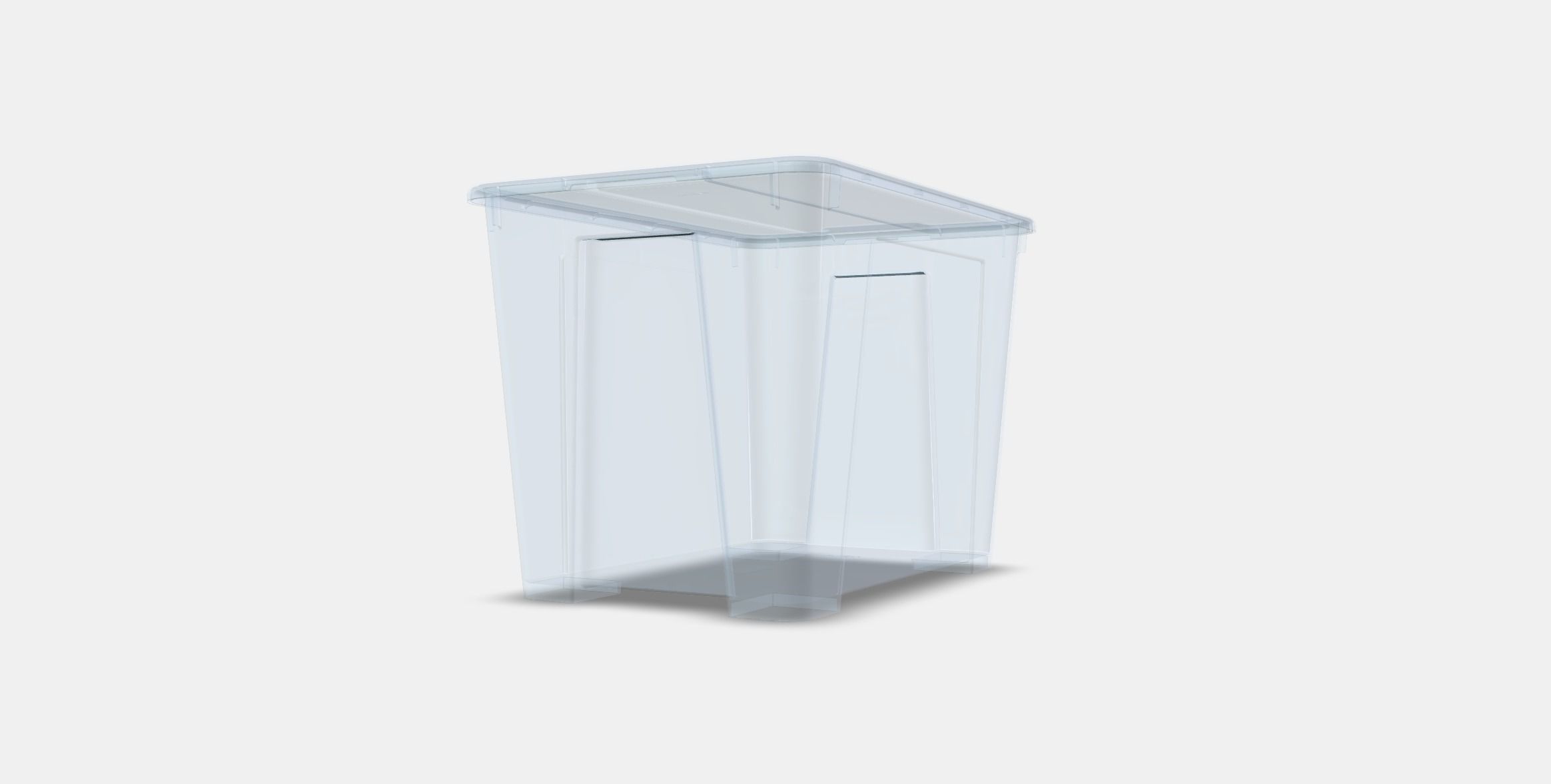 SAMLA box with lid 3 Low-poly 3D model_12