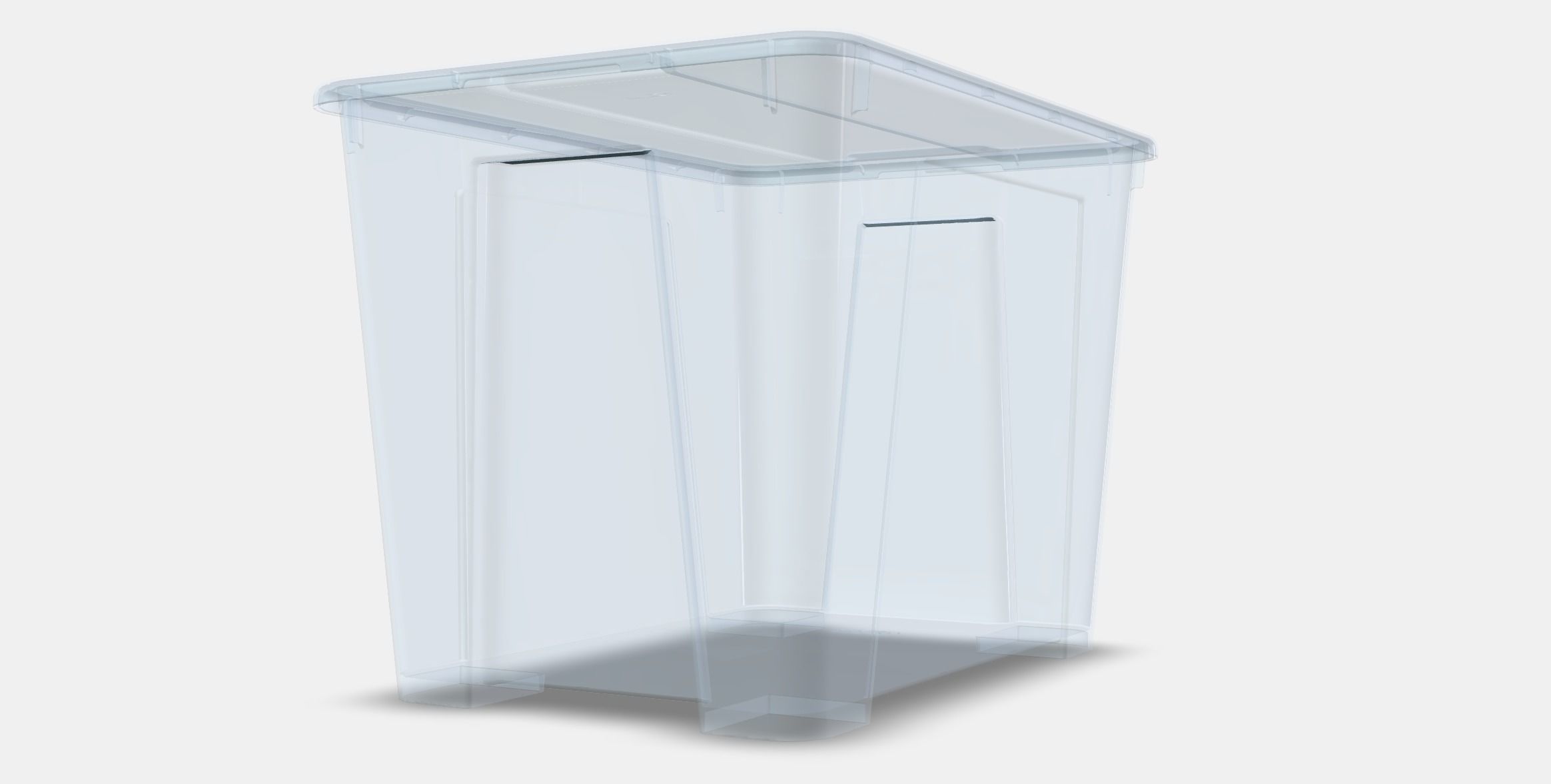 SAMLA box with lid 3 Low-poly 3D model_13