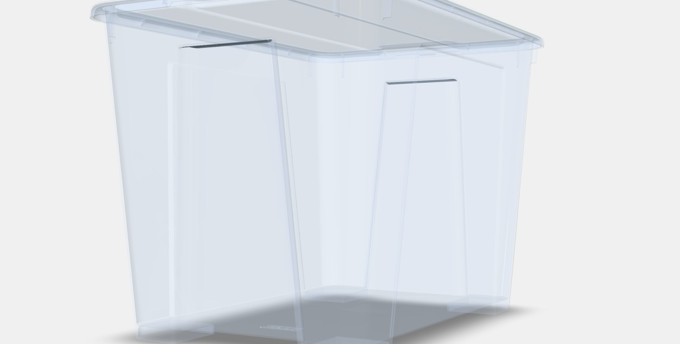 SAMLA box with lid 3 Low-poly 3D model_6