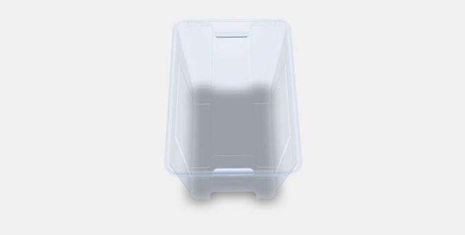 SAMLA box with lid 3 Low-poly 3D model