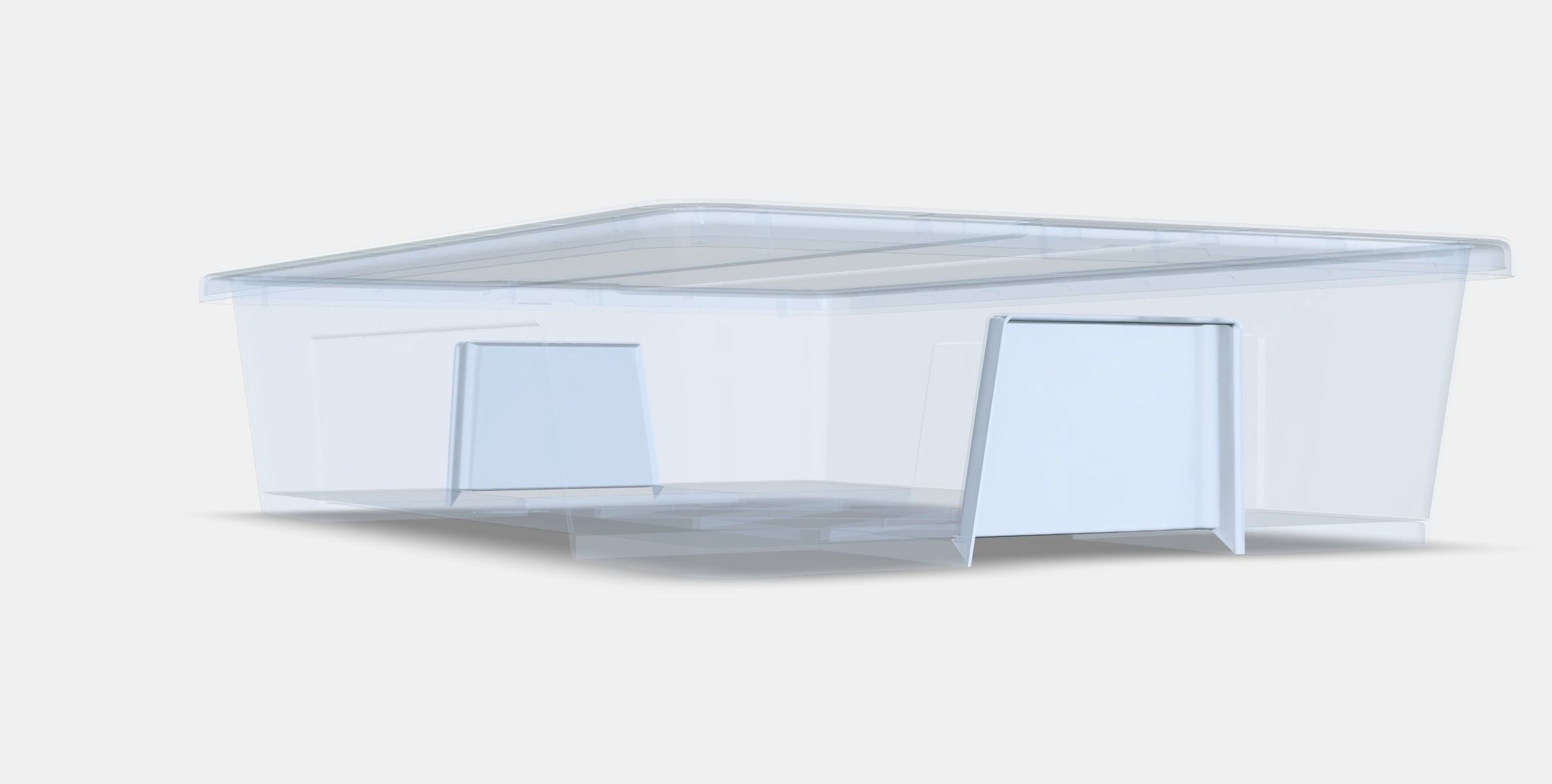 SAMLA box with lid 4 Low-poly 3D model_2