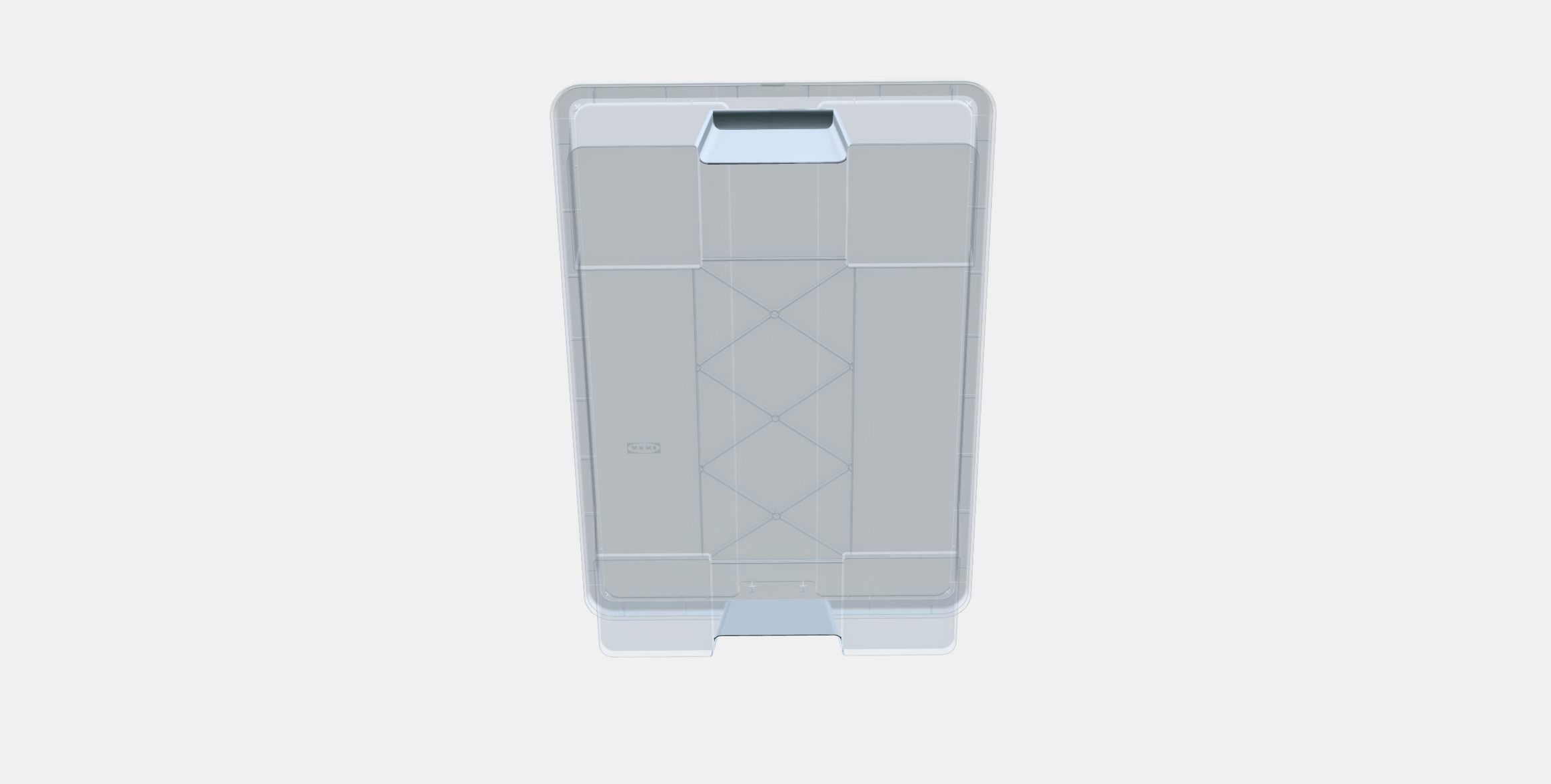 SAMLA box with lid 4 Low-poly 3D model_7