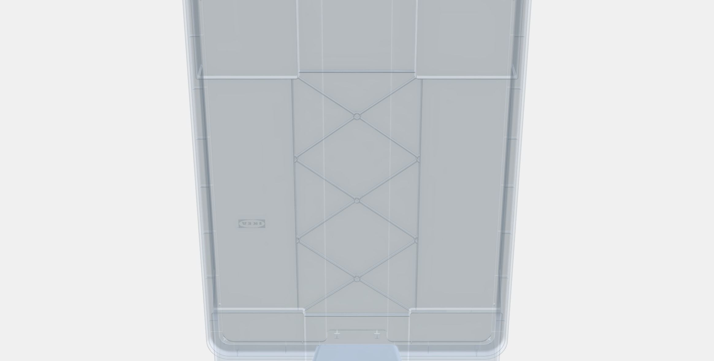 SAMLA box with lid 4 Low-poly 3D model_8