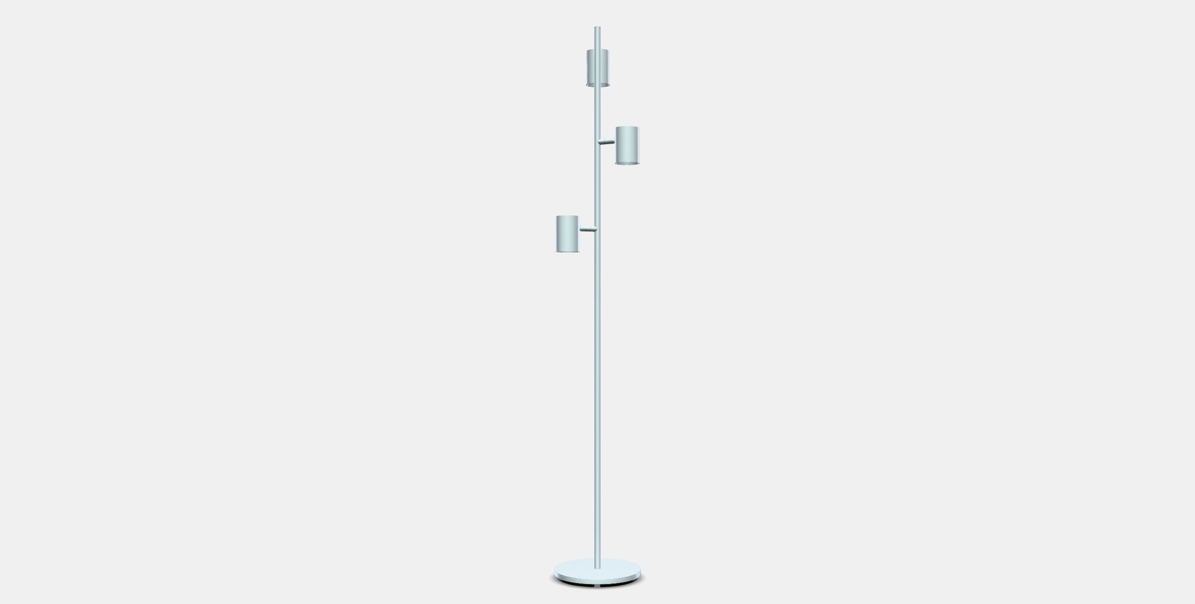 NYMANE floor lamp with 3 spotlights 1 Low-poly 3D model_10