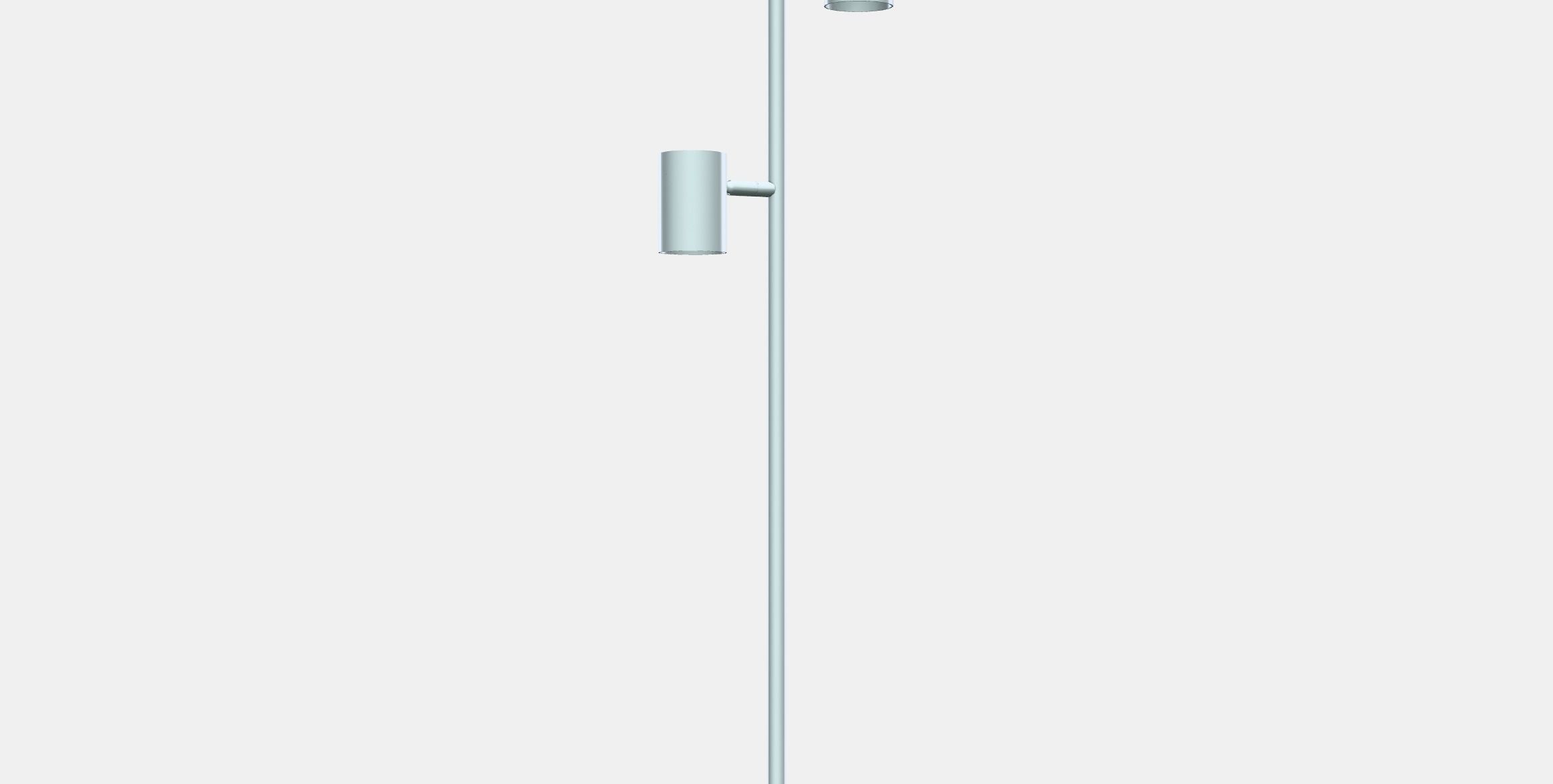 NYMANE floor lamp with 3 spotlights 1 Low-poly 3D model_11