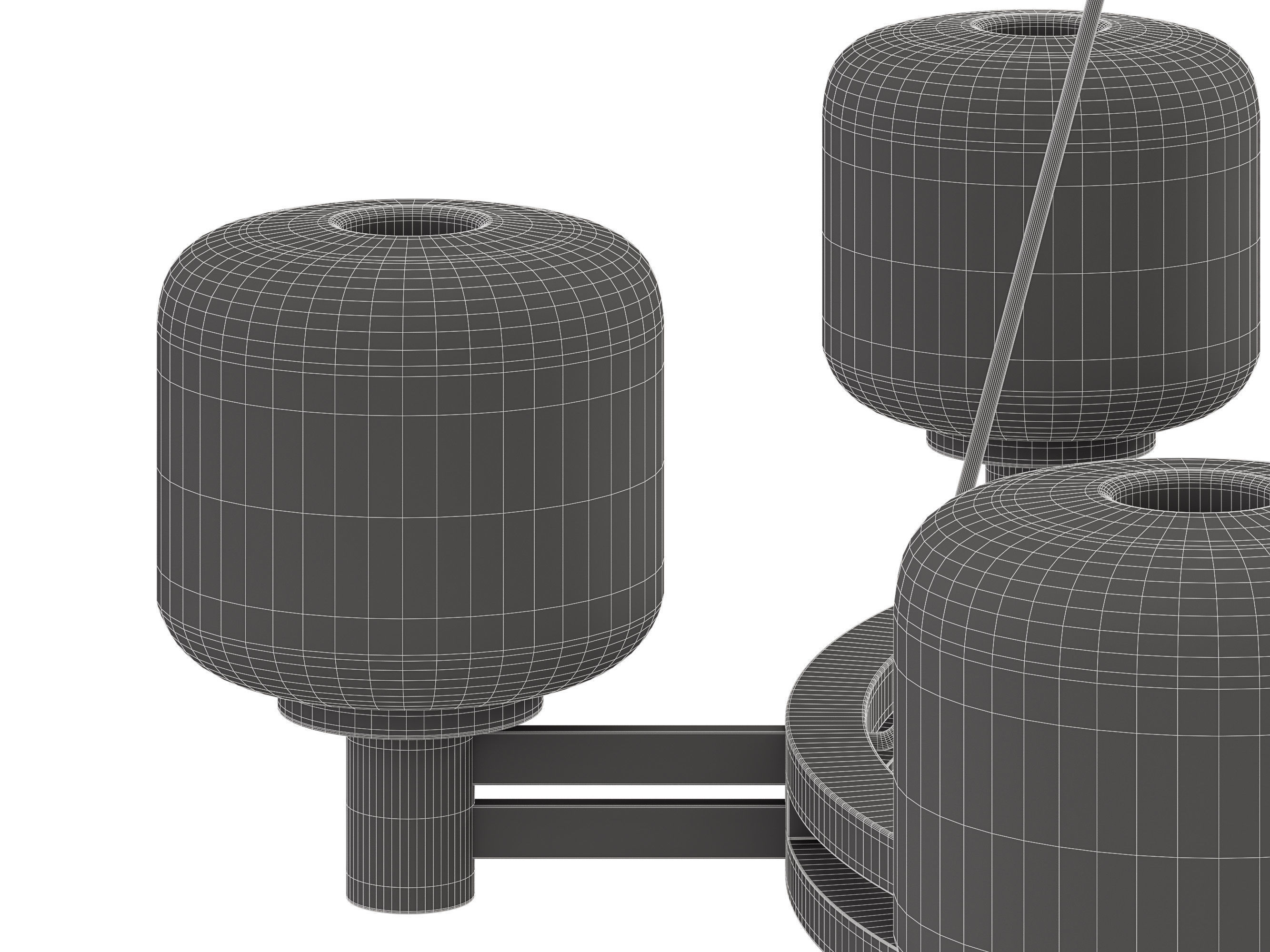 RH DEMARET ROUND CHANDELIER -003 3D model_9