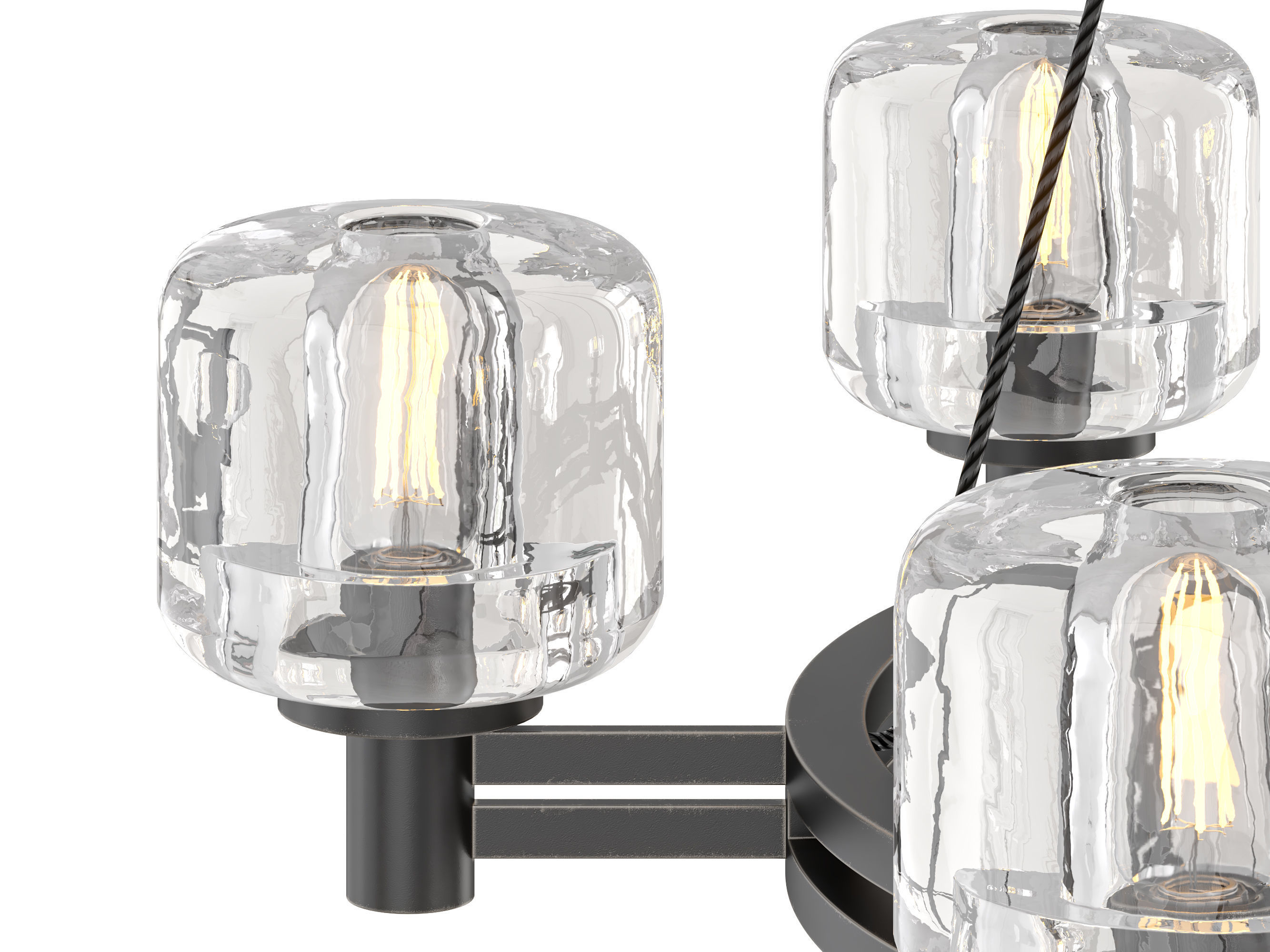 RH DEMARET ROUND CHANDELIER -003 3D model_1