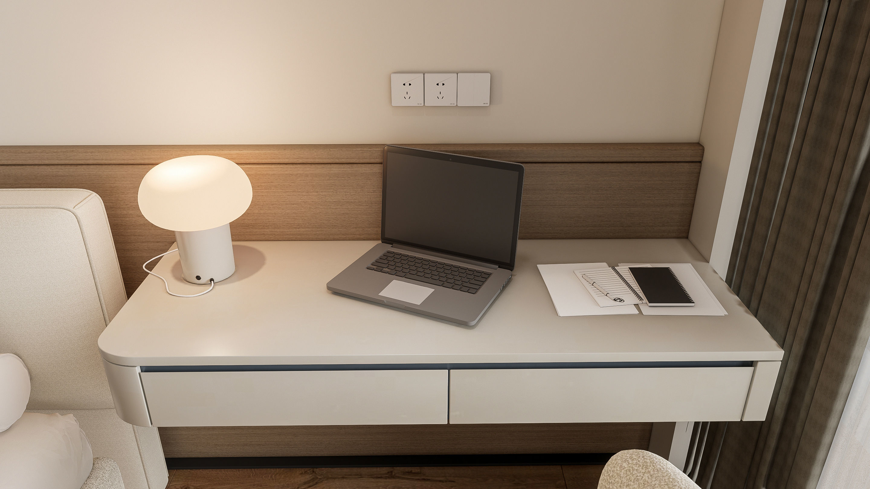 Bedroom 06 3D model_16