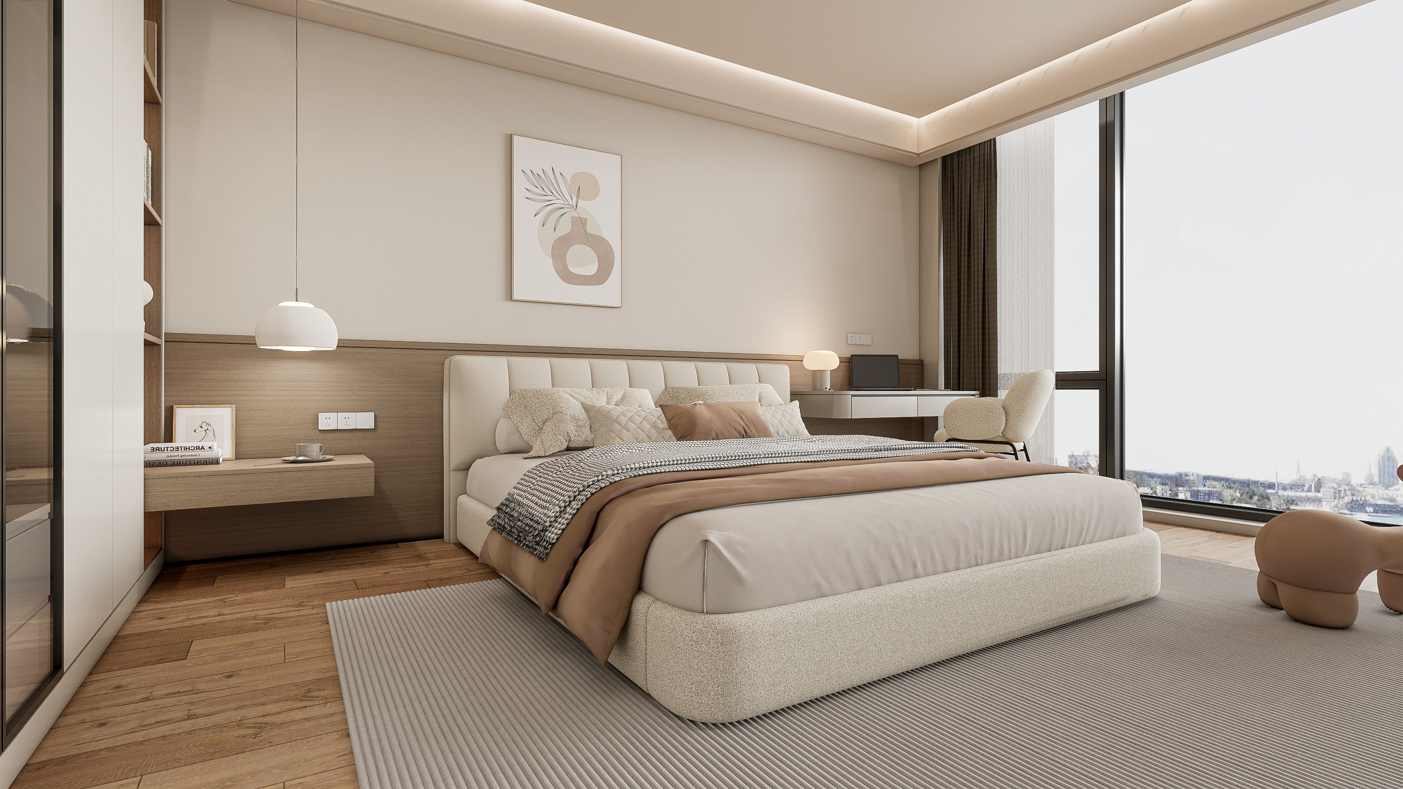 Bedroom 06 3D model_6