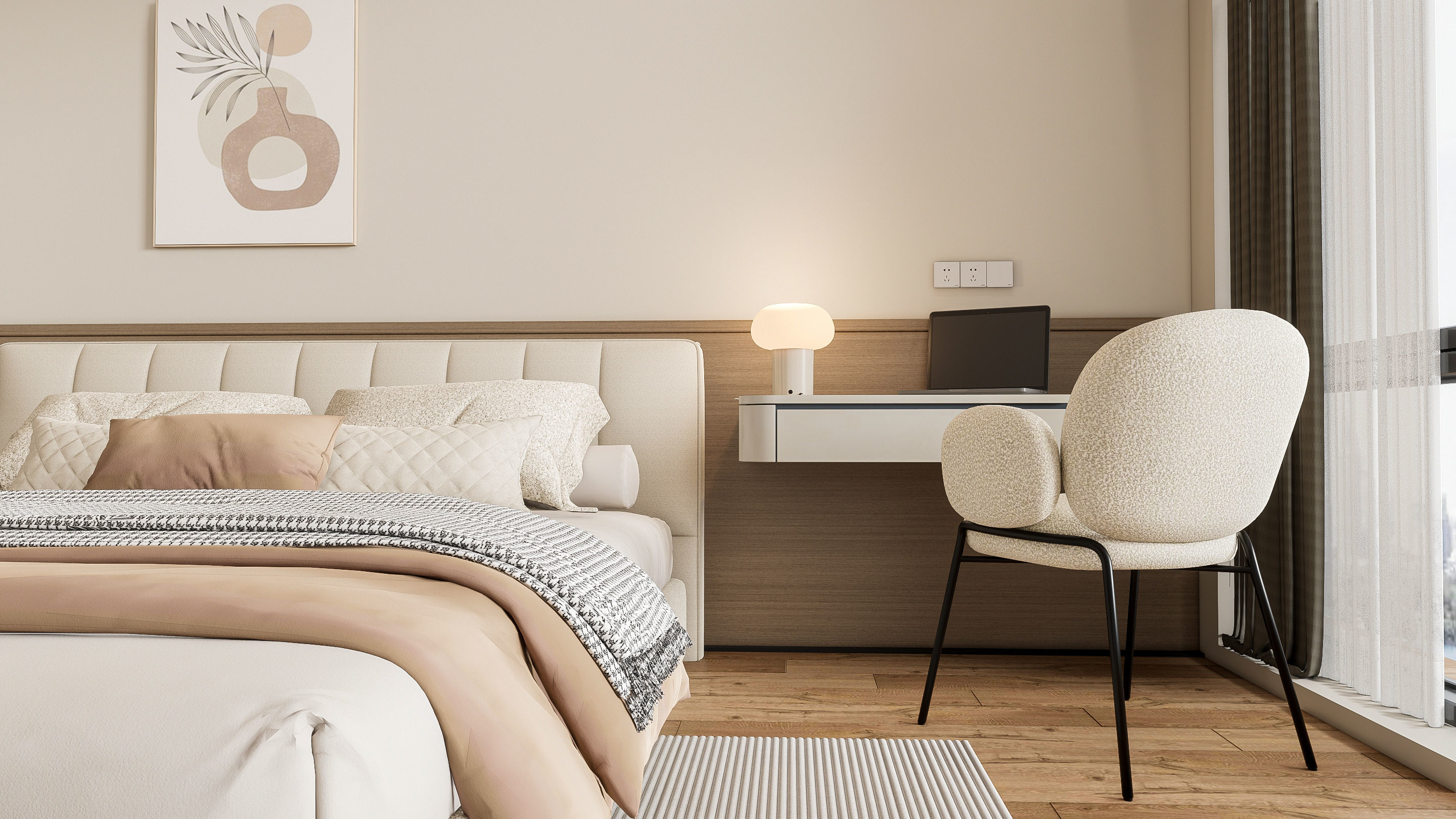 Bedroom 06 3D model_13