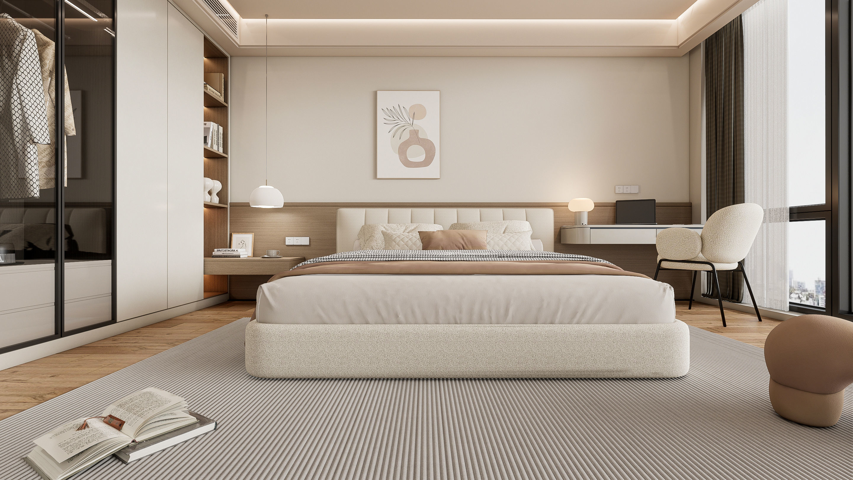 Bedroom 06 3D model_1