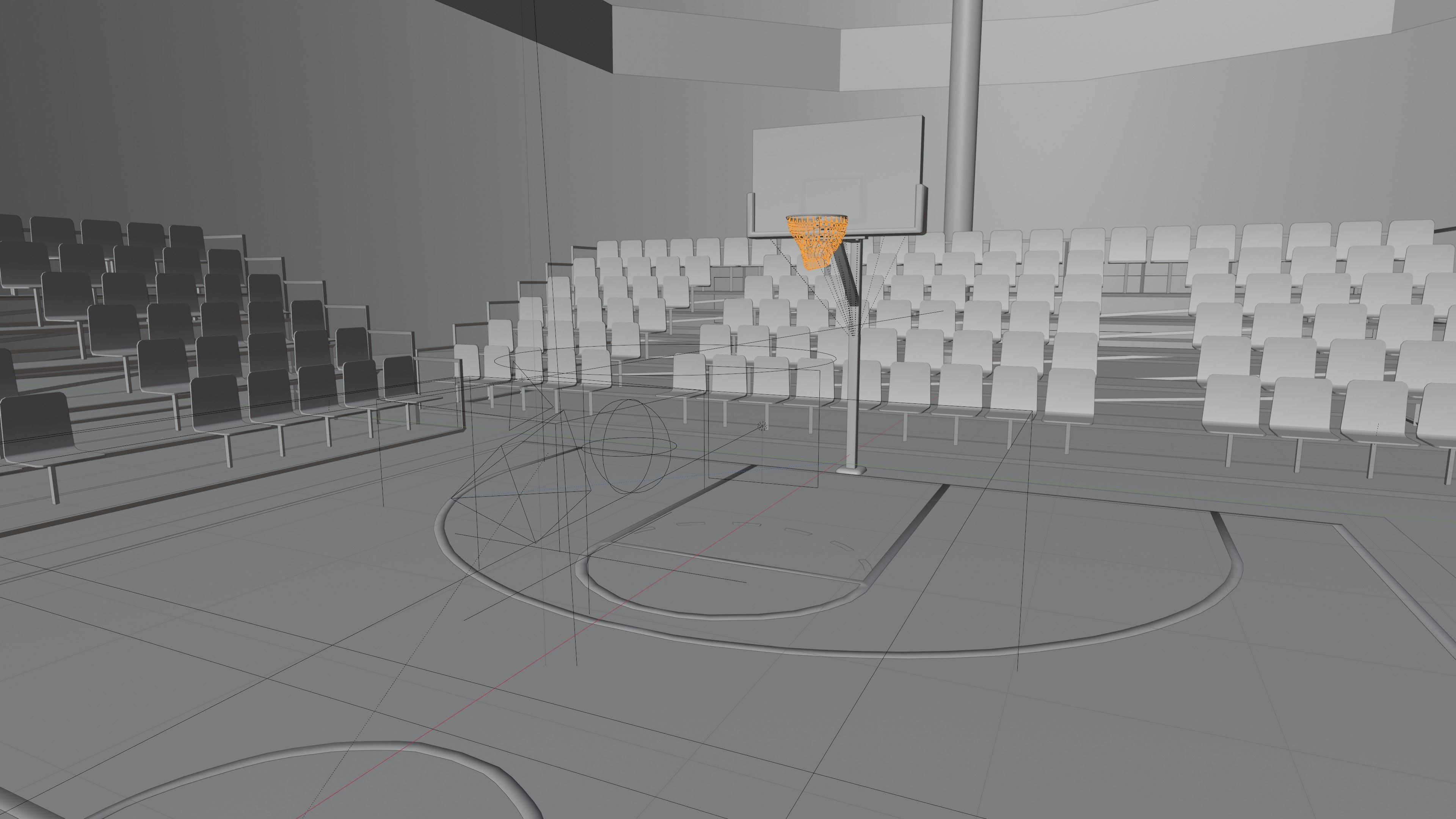 Basketball Stadium 3D model_11