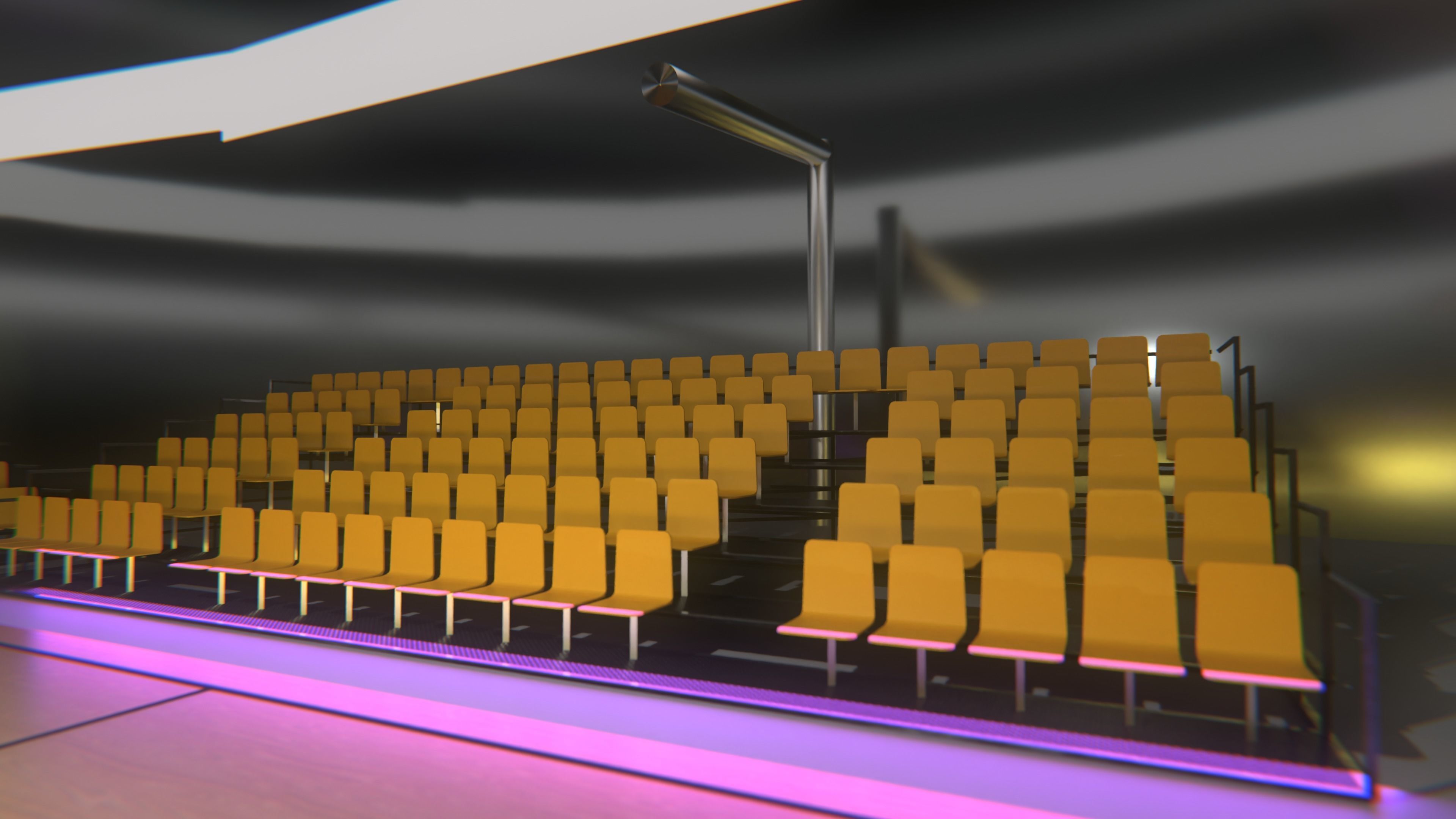 Basketball Stadium 3D model_5
