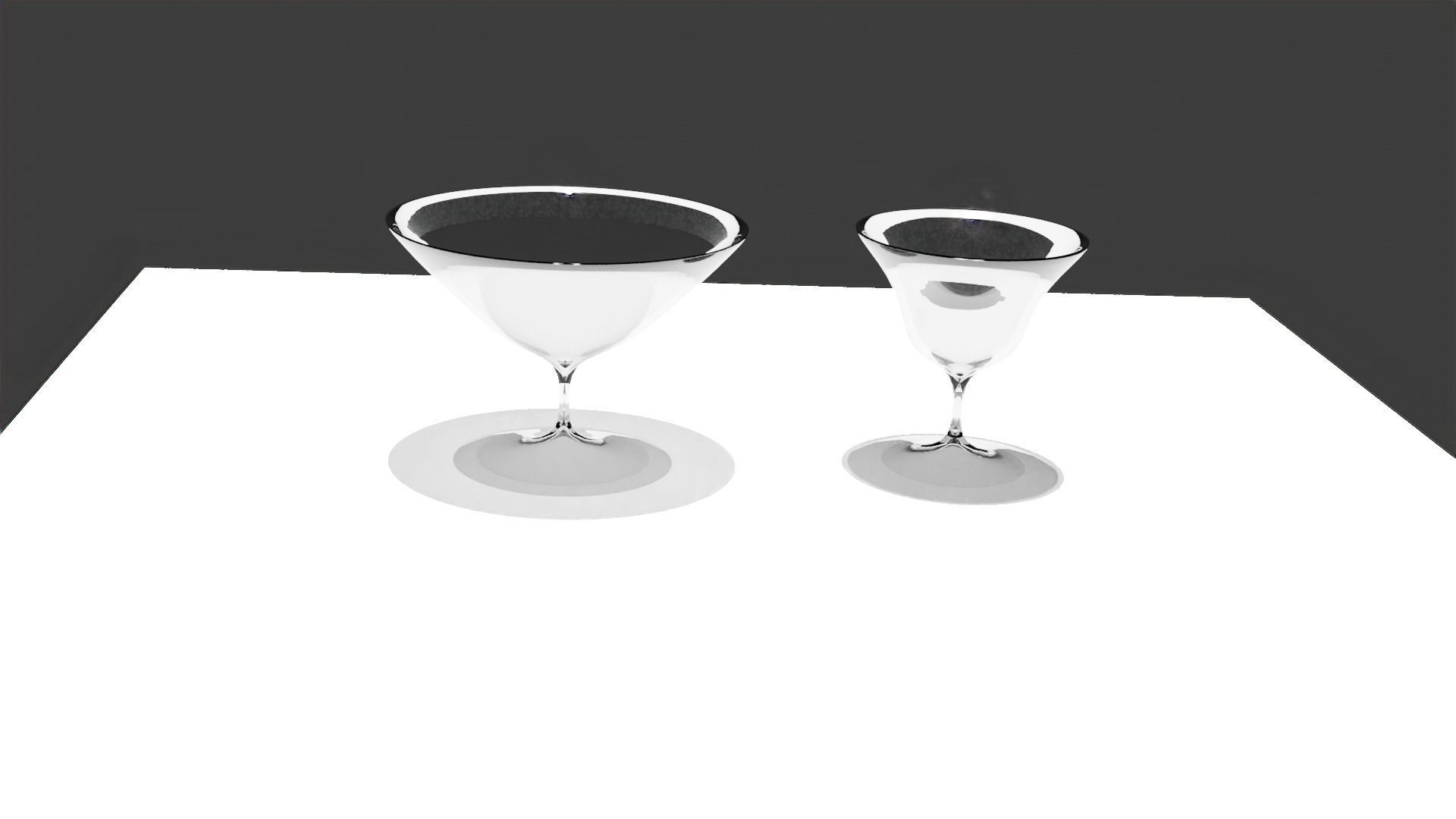 Wine glasses  3D model_2