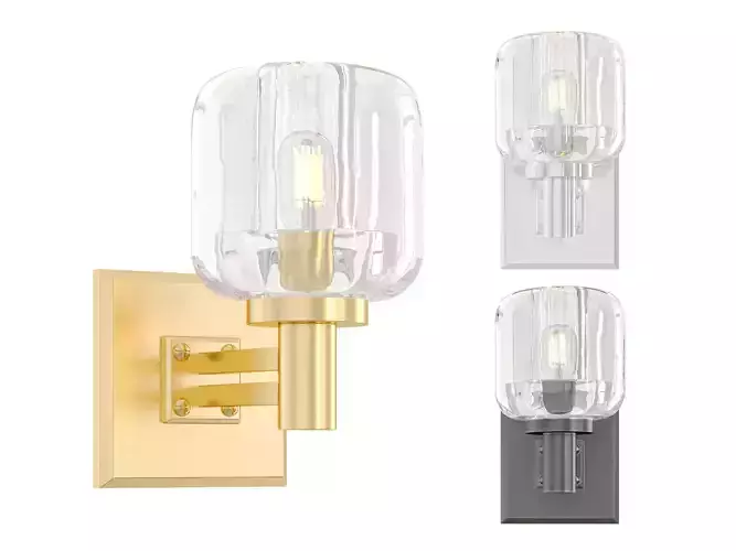 RH DEMARET SCONCE 3D model