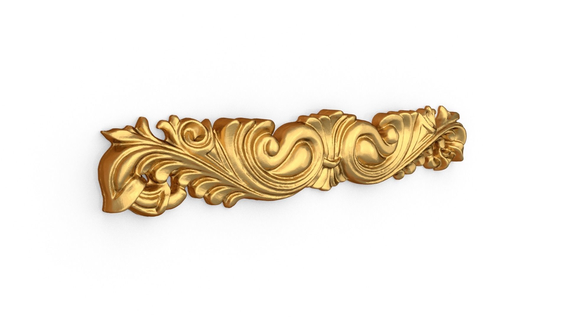 Classic carved decor ornament 490 3D print model_1