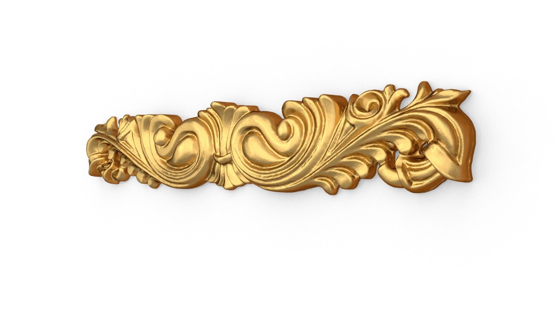 Classic carved decor ornament 490 3D print model_2