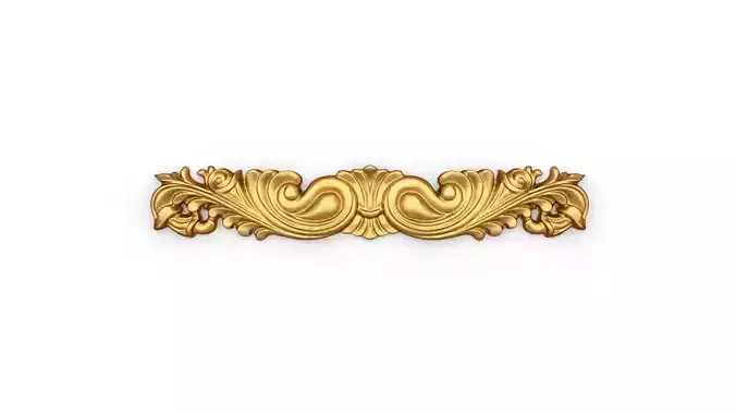 Classic carved decor ornament 490