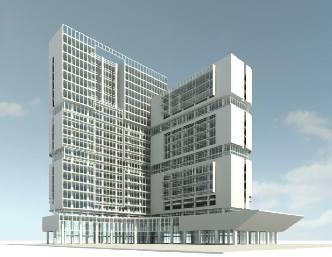 Hospital Building CM02 - Revit Project  3D model_15