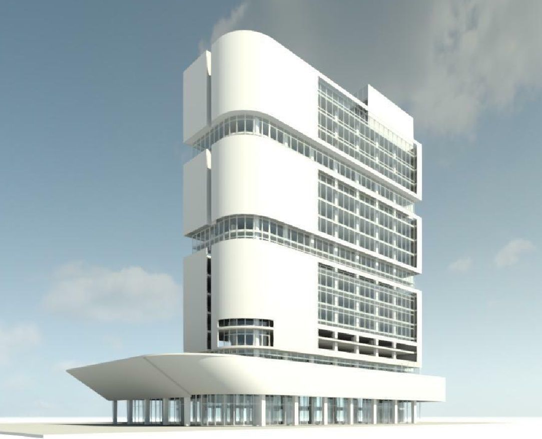 Hospital Building CM02 - Revit Project  3D model_14
