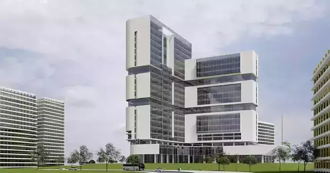 Hospital Building CM02 - Revit Project 