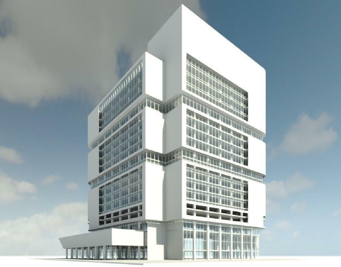Hospital Building CM02 - Revit Project  3D model_16