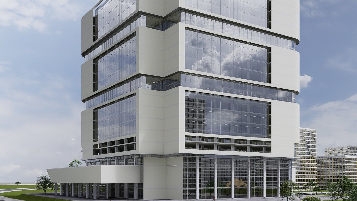 Hospital Building CM02 - Revit Project  3D model_4