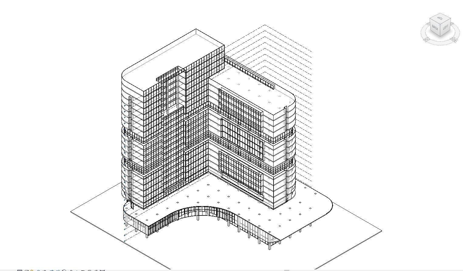 Hospital Building CM02 - Revit Project  3D model_11