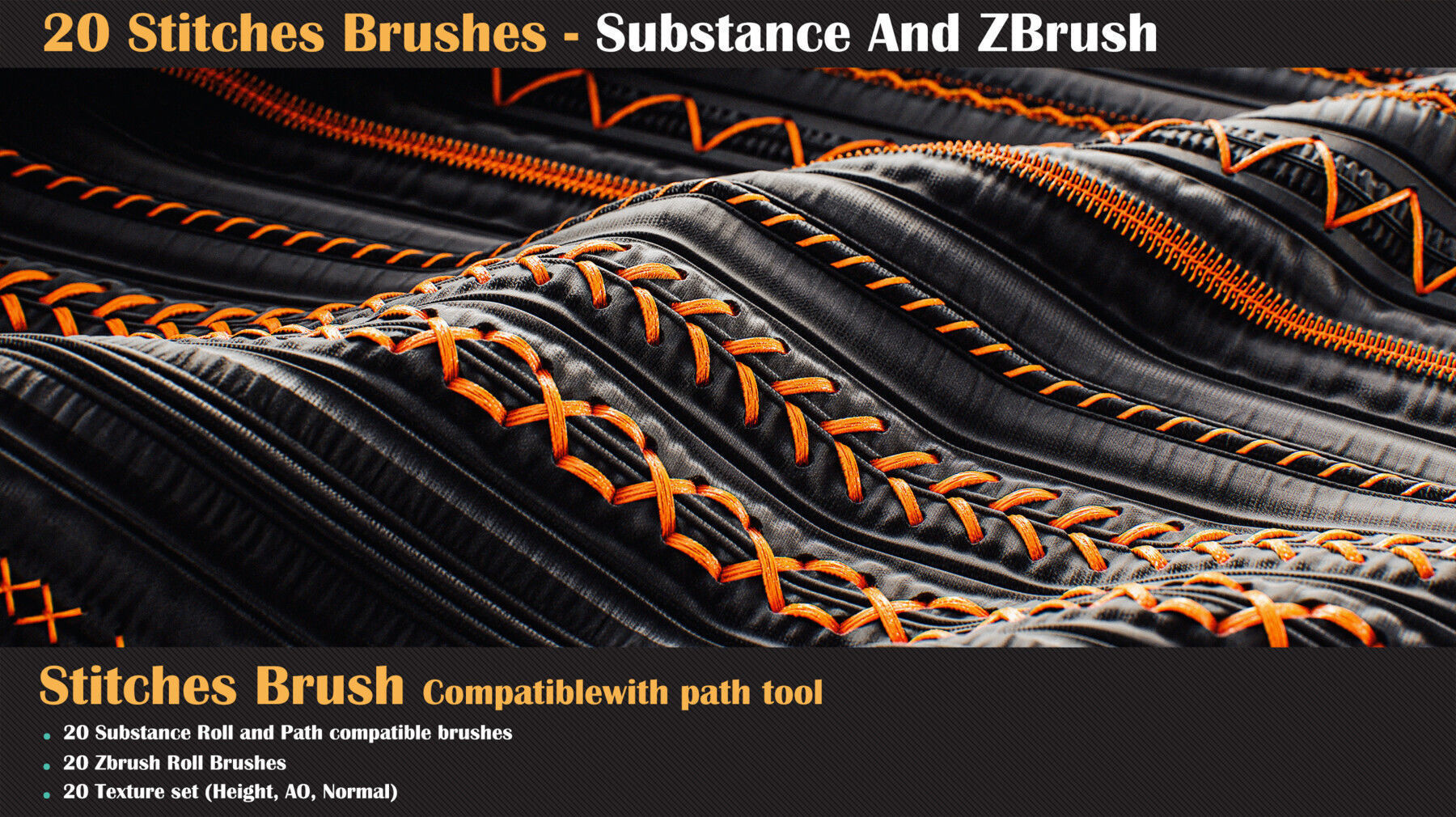 300 Stitches Bundel - 70 percent OFF 3D model_1