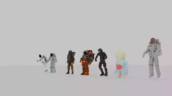 All Astronaut Suits 