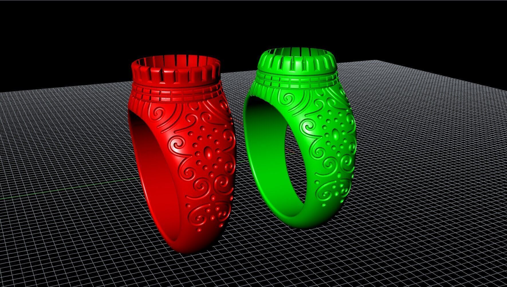 Fayendra Ring 3D print model_10