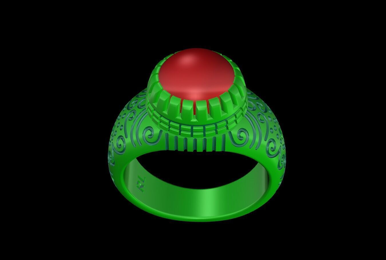 Fayendra Ring 3D print model_1