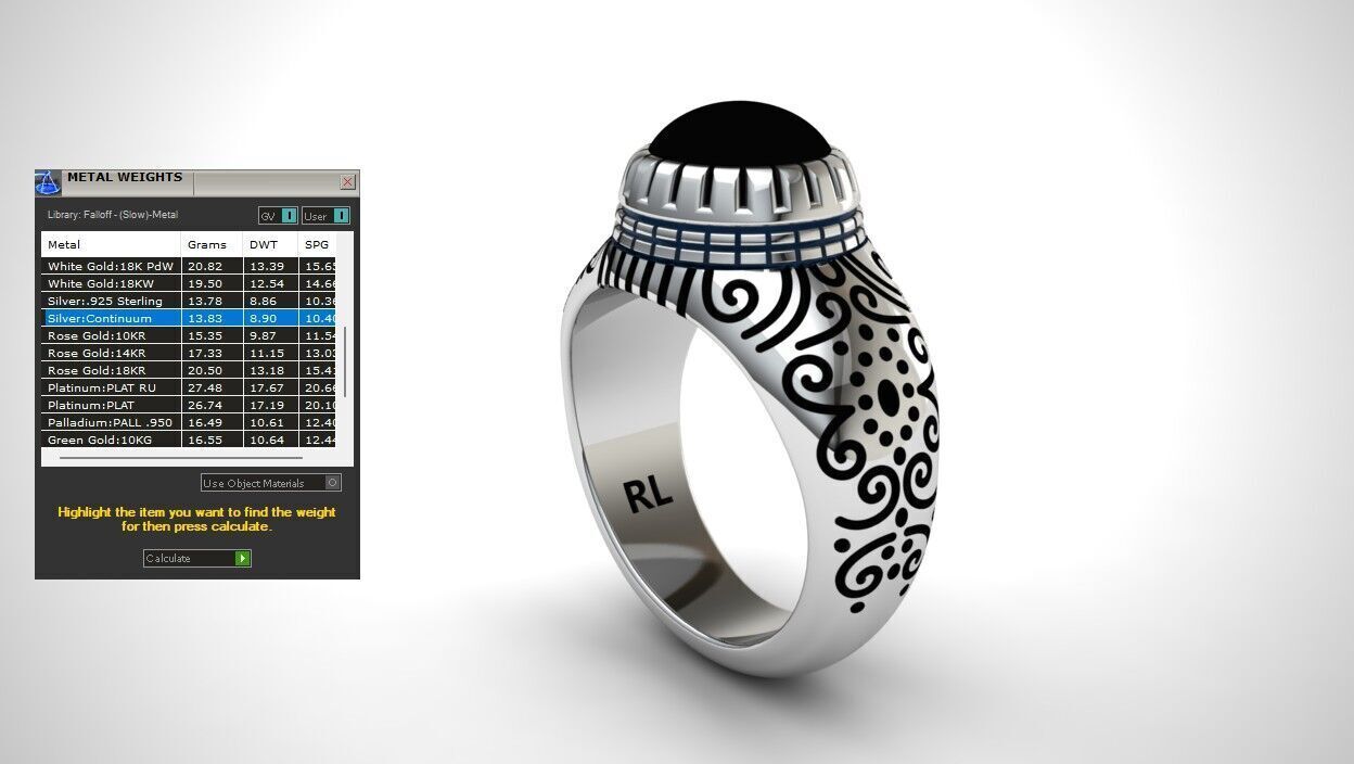 Fayendra Ring 3D print model_4