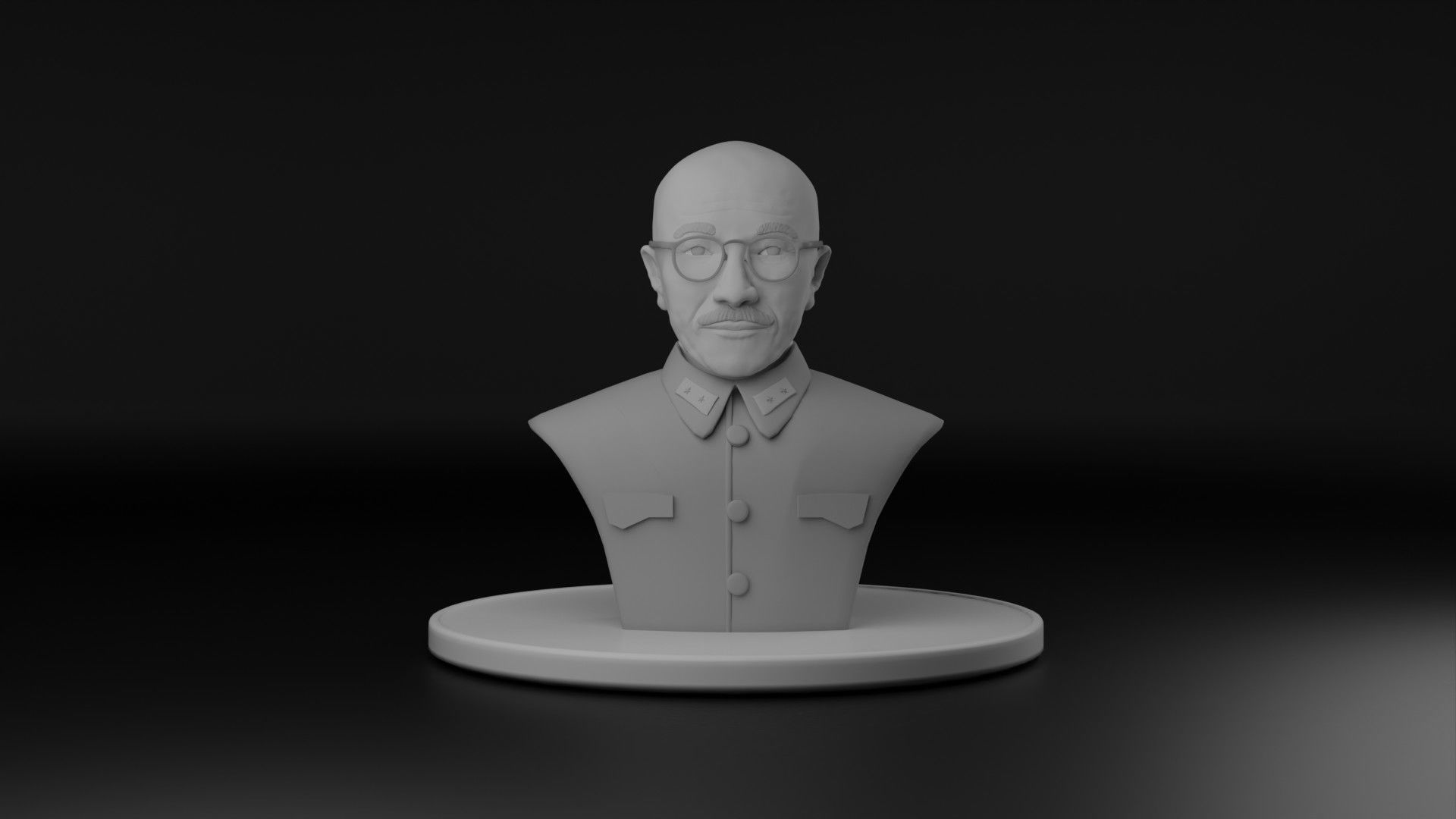Hideki Tojo 3D model_15