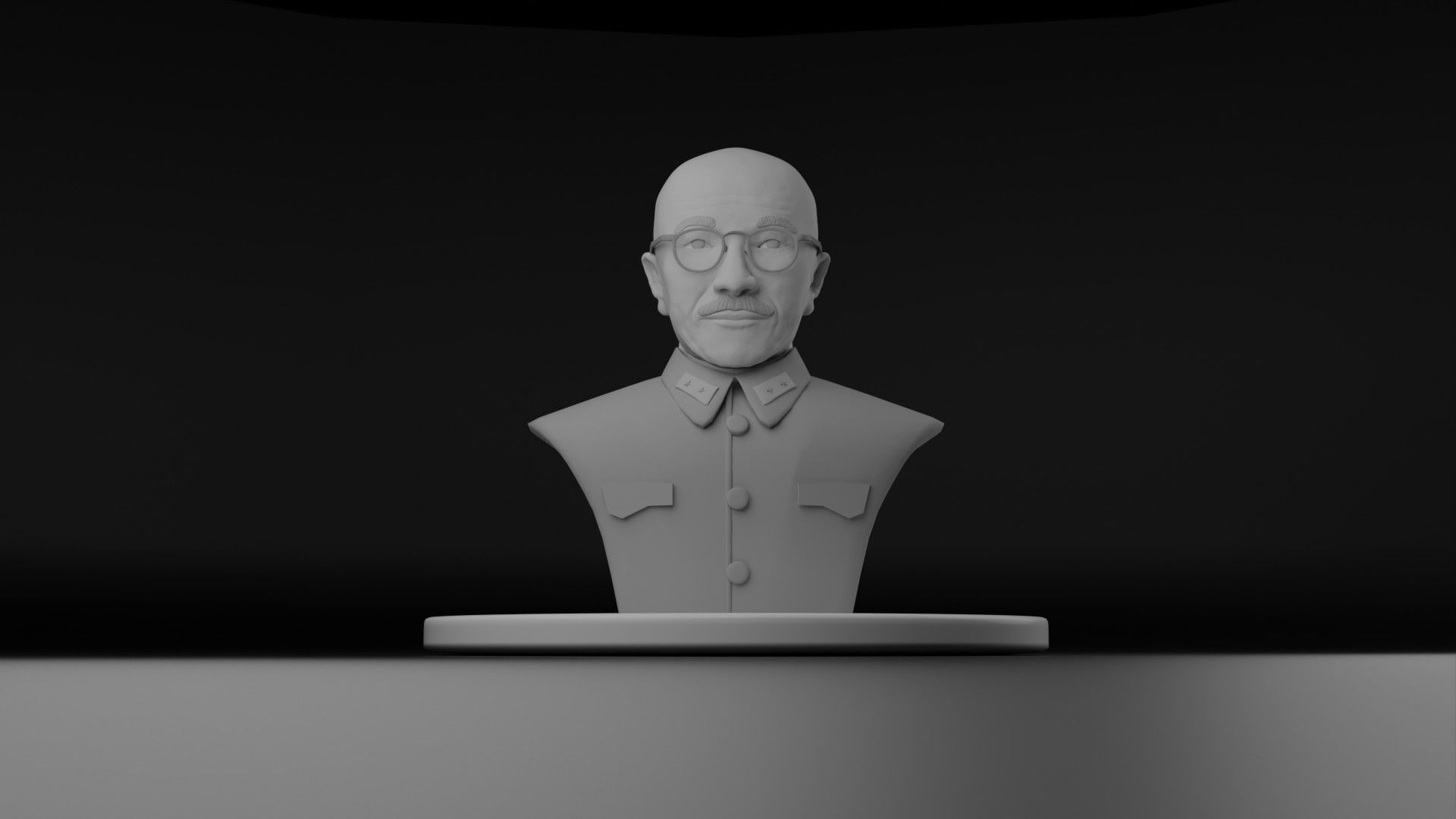 Hideki Tojo 3D model_16