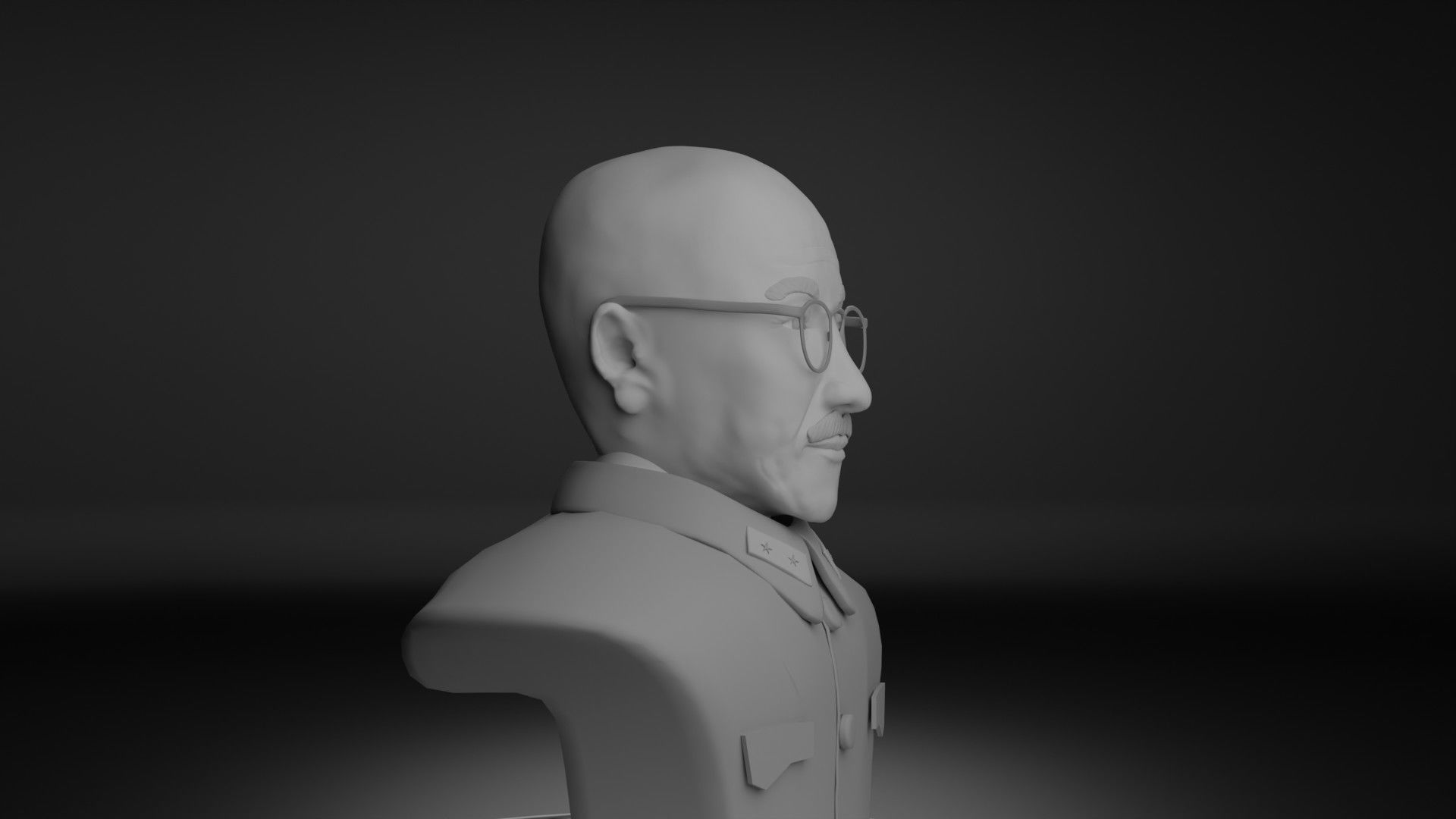 Hideki Tojo 3D model_18