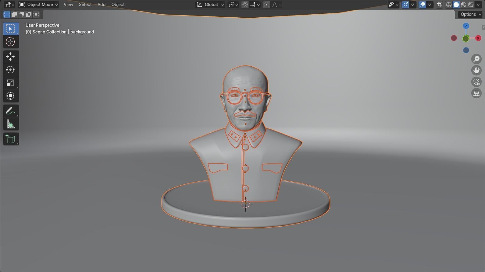 Hideki Tojo 3D model_29