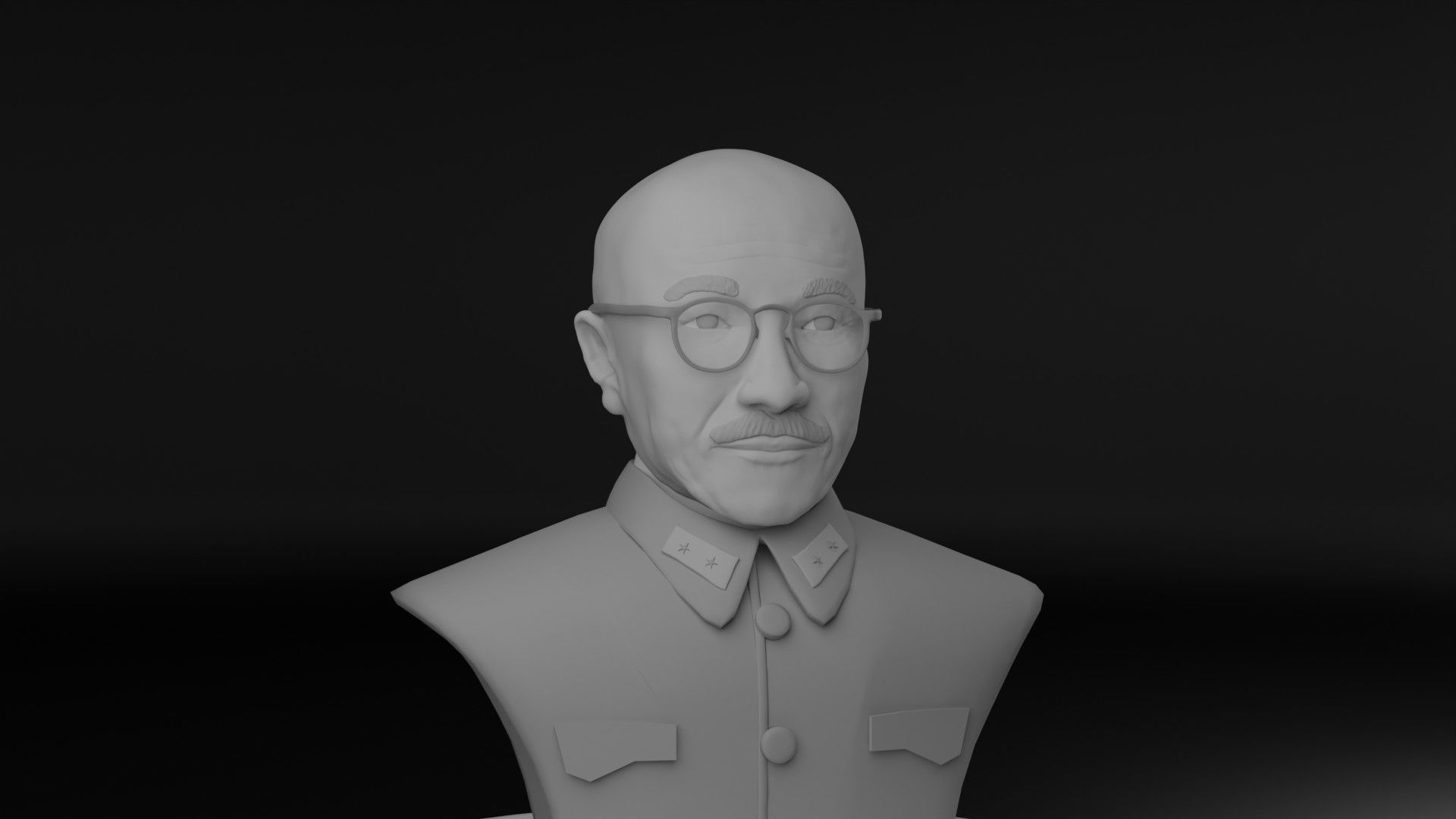 Hideki Tojo 3D model_20